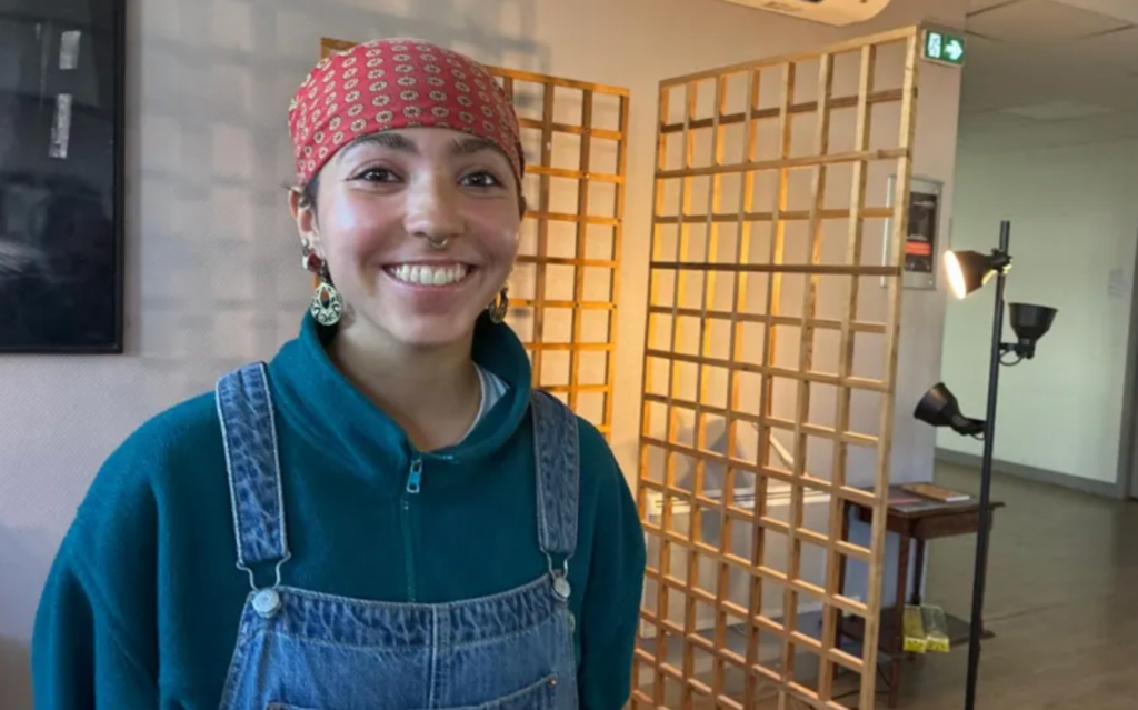 Photo d'illustration d'un article de La Nouvelle République avec Romane, étudiant à l'EICMI