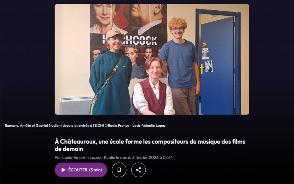 Photo d'illustration d'une chronique de France Culture sur l'EICMI